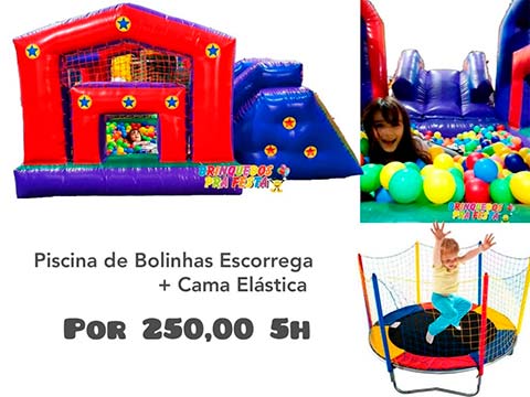 Aluguel Piscina de Bolinhas e Cama Elástca - Promoção - Baby Eventos