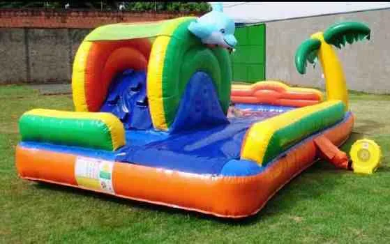 Tobogã Dual Splash da Baby Eventos