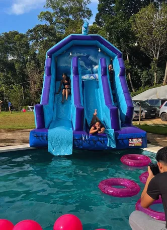 Tobogã Golfinho Splash da Baby Eventos