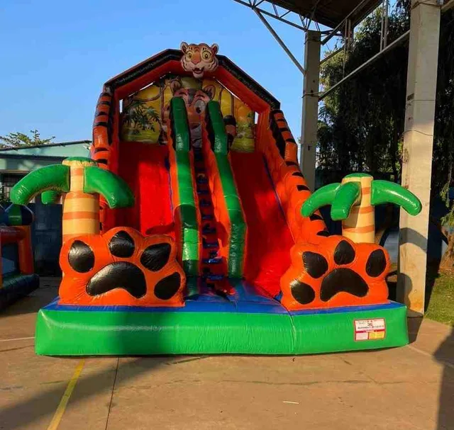 Tobogã Tigrão Duplo 5m da Baby Eventos