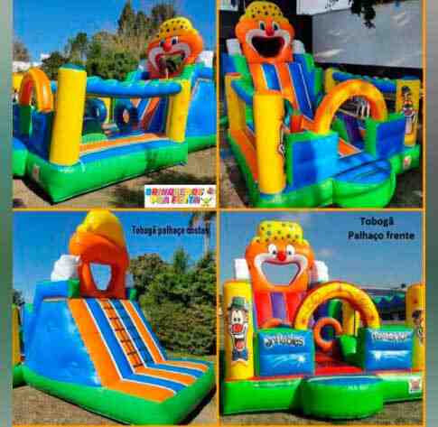 Tobogã Palhaço 4,5 Altura da Baby Eventos